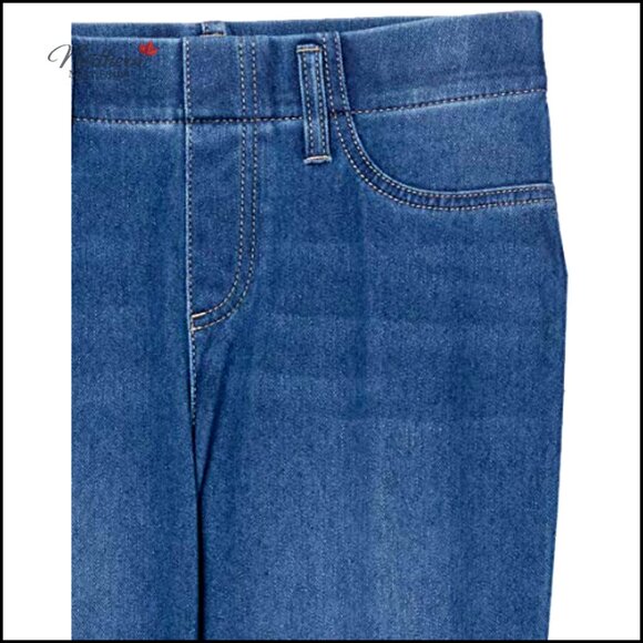 Plus Size Pull-on Knit Jeggings Skinny Fit Stretch Denim - Picture 5 of 5